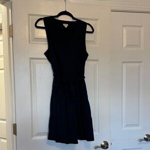 J. Crew Navy Sleeveless Mini Dress